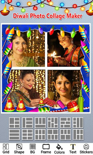 Emulate Android APK Diwali Collage Photo Frames