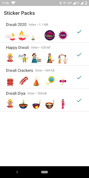 Run android online APK Diwali Stickers 2021 WAStickerApps from MyAndroid or emulate Diwali Stickers 2021 WAStickerApps using MyAndroid
