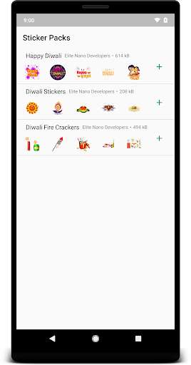 Run android online APK Diwali Stickers for Whatsapp, WAStickerApps from MyAndroid or emulate Diwali Stickers for Whatsapp, WAStickerApps using MyAndroid