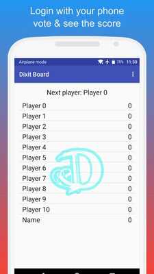 Emulate Android APK Dixit Scoreboard Emulate Android APK Dixit Scoreboard