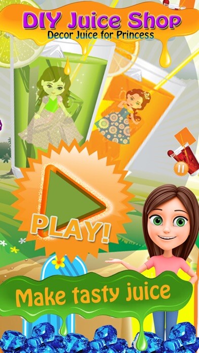 Emulate iPhone app DIY Juice - Princess Shop - using MyAndroid Emulate iPhone app DIY Juice - Princess Shop - using MyAndroid