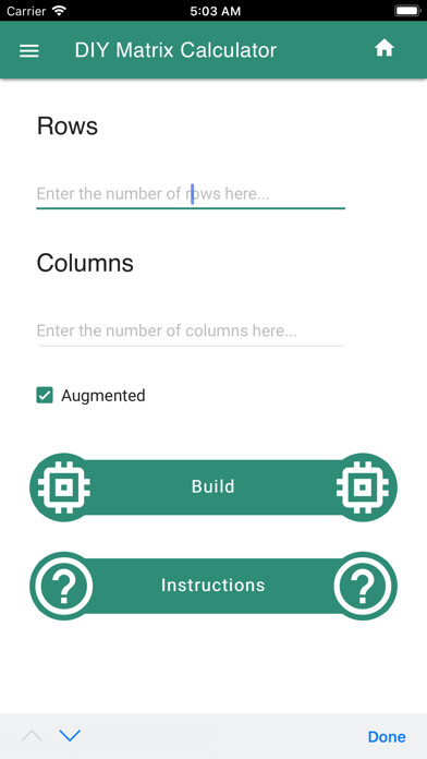 Emulate iPhone app DIY Matrix Calculator using MyAndroid Emulate iPhone app DIY Matrix Calculator using MyAndroid