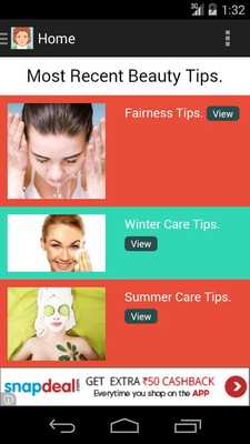 Emulate Android APK DIY Natural Beauty Tips
