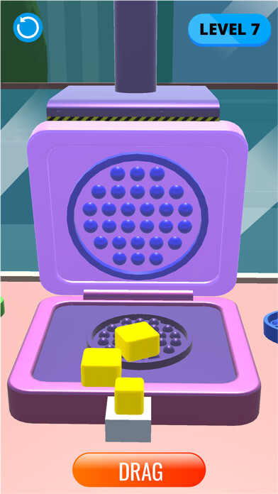 Emulate iPhone app Diy Pop It Fidget Toy Maker! using MyAndroid