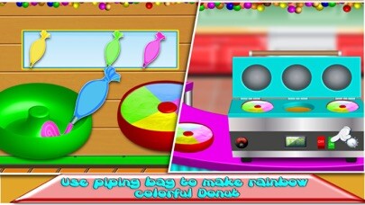 Emulate iPhone app DIY Rainbow Sweet Donut Cake Maker - Donuts Chef using MyAndroid Emulate iPhone app DIY Rainbow Sweet Donut Cake Maker - Donuts Chef using MyAndroid