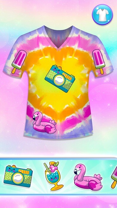 Emulate iPhone app DIY Tie Dye Crazy Fashion Job using MyAndroid