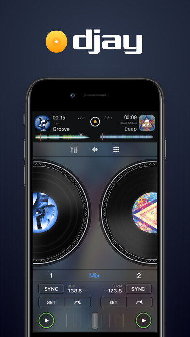 Emulate iPhone app djay - DJ App & AI Mixer using MyAndroid Emulate iPhone app djay - DJ App & AI Mixer using MyAndroid