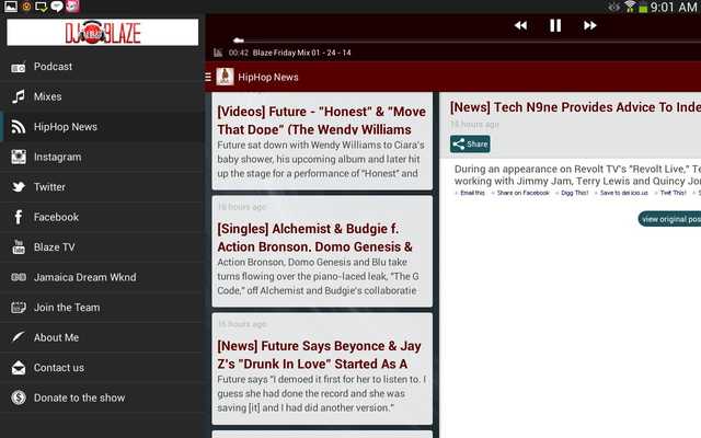 Emulate Android APK Dj Blaze Show App