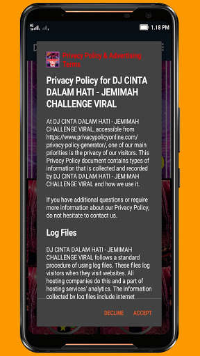 Run android online APK DJ CINTA DALAM HATI - JEMIMAH CHALLENGE VIRAL from MyAndroid or emulate DJ CINTA DALAM HATI - JEMIMAH CHALLENGE VIRAL using MyAndroid