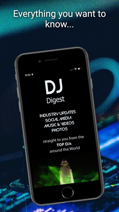 Emulate iPhone app DJ Digest using MyAndroid