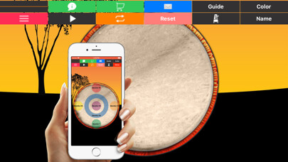 Emulate iPhone app Djembe - Drum Percussion Pad using MyAndroid Emulate iPhone app Djembe - Drum Percussion Pad using MyAndroid