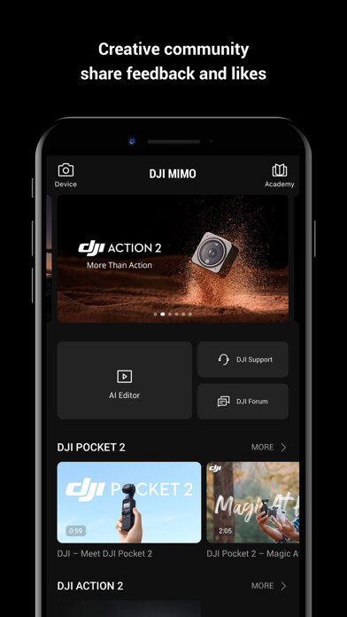 Emulate iPhone app DJI Mimo using MyAndroid