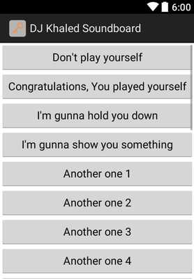 Emulate Android APK DJ Khaled Free Soundboard
