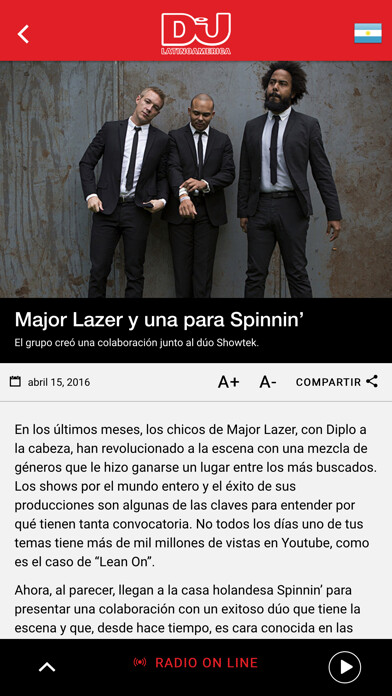 Emulate iPhone app DJ Mag Latinoamérica using MyAndroid Emulate iPhone app DJ Mag Latinoamérica using MyAndroid