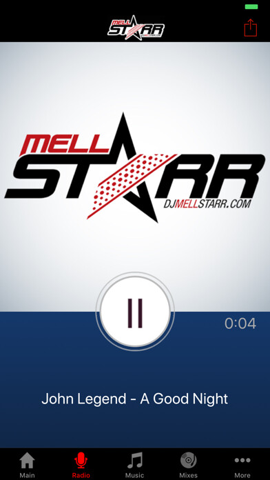 Emulate iPhone app DJ MELL STARR using MyAndroid