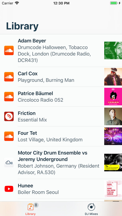Emulate iPhone app DJ Mixes, Sets and Podcasts using MyAndroid Emulate iPhone app DJ Mixes, Sets and Podcasts using MyAndroid