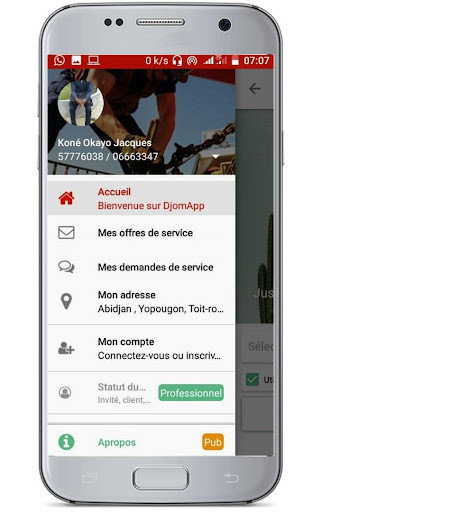 Run android online APK DjomApp from MyAndroid or emulate DjomApp using MyAndroid