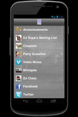 Emulate Android APK DJ Supe Mobile 2.0