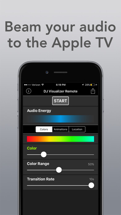 Emulate iPhone app DJ Visualizer: dope music visuals beamed to your TV screen using MyAndroid Emulate iPhone app DJ Visualizer: dope music visuals beamed to your TV screen using MyAndroid
