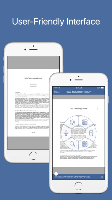 Emulate iPhone app DjVu Reader Pro - Viewer for djvu and pdf formats using MyAndroid