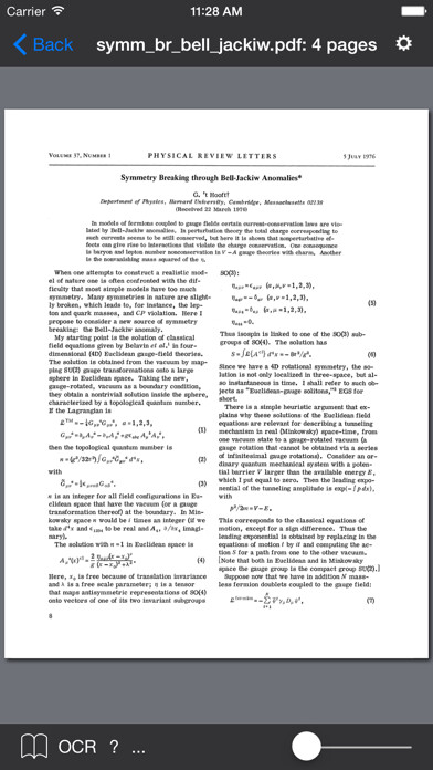 Emulate iPhone app DjVu Reader using MyAndroid