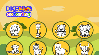 Emulate iPhone app DKE Kids Coloring Book using MyAndroid
