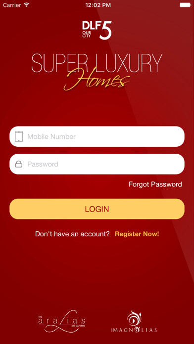 Emulate iPhone app DLF Super Luxury Homes using MyAndroid