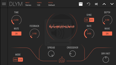 Emulate iPhone app DLYM - Delay Modulator using MyAndroid Emulate iPhone app DLYM - Delay Modulator using MyAndroid