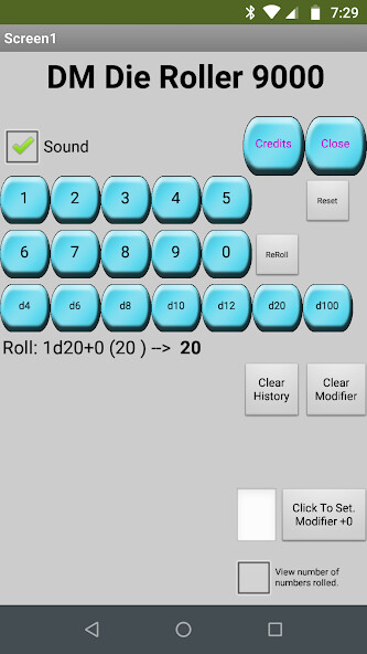 Run android online APK DM Die Roller 9000 from MyAndroid or emulate DM Die Roller 9000 using MyAndroid