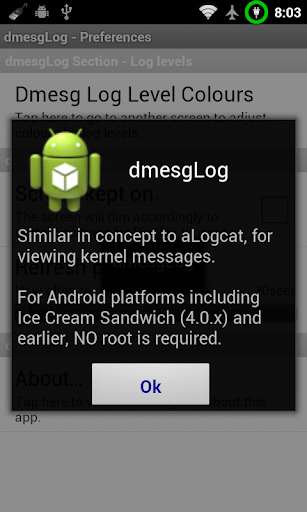 Run android online APK Dmesg Log Viewer from MyAndroid or emulate Dmesg Log Viewer using MyAndroid