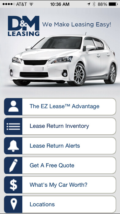 Emulate iPhone app D&M Leasing using MyAndroid
