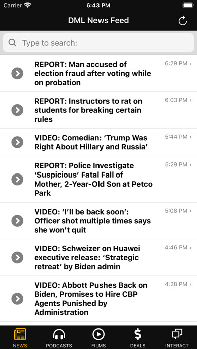 Emulate iPhone app DML News App using MyAndroid Emulate iPhone app DML News App using MyAndroid