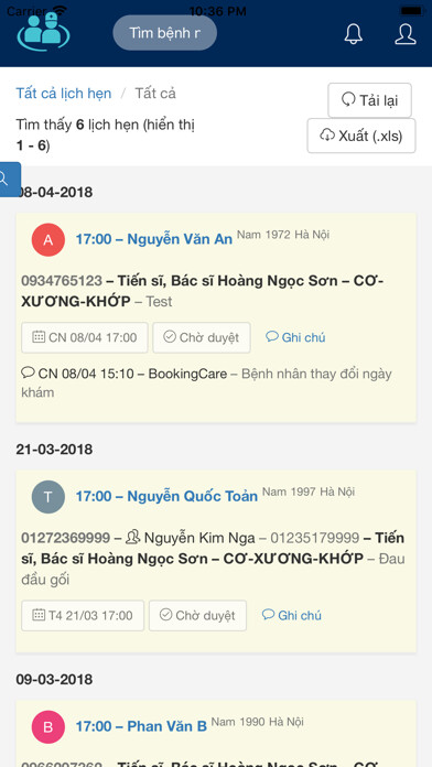 Emulate iPhone app DMS - BookingCare cho bác sĩ using MyAndroid