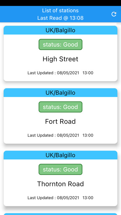 Emulate iPhone app DMS Portal - Data Viewer using MyAndroid