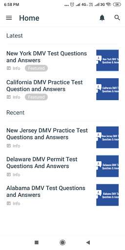 Run android online APK DMV Test Questions and Answers in Spanish English from MyAndroid or emulate DMV Test Questions and Answers in Spanish English using MyAndroid