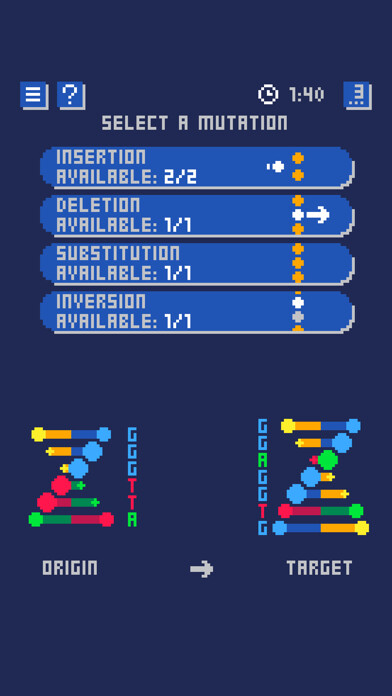 Emulate iPhone app DNA Mutations Puzzles using MyAndroid Emulate iPhone app DNA Mutations Puzzles using MyAndroid