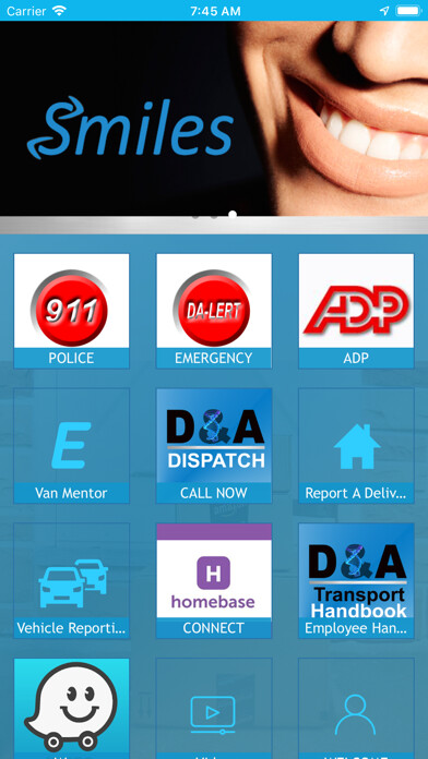 Emulate iPhone app D n A Transport Atlanta, Inc using MyAndroid