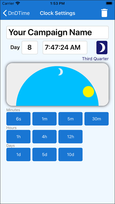 Emulate iPhone app DnDTime using MyAndroid