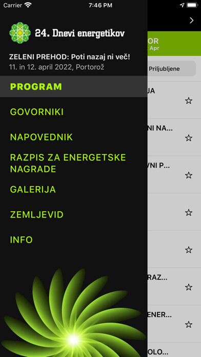 Emulate iPhone app Dnevi energetikov using MyAndroid