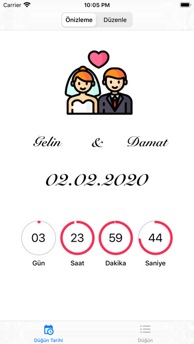 Emulate iPhone app Düğün Hazırlık using MyAndroid Emulate iPhone app Düğün Hazırlık using MyAndroid