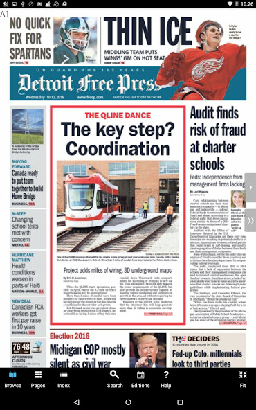 Emulate iPhone app DNIE Detroit Free Press using MyAndroid Emulate iPhone app DNIE Detroit Free Press using MyAndroid