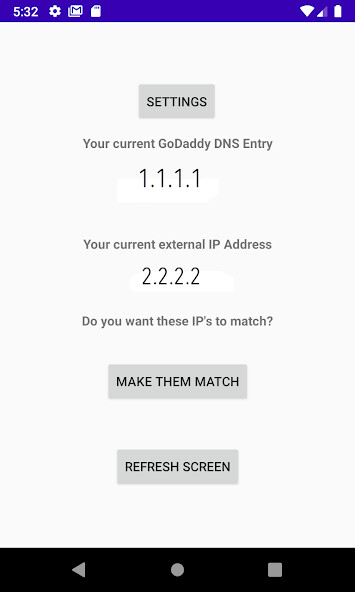 Run android online APK DNS Record Entry Updater from MyAndroid or emulate DNS Record Entry Updater using MyAndroid