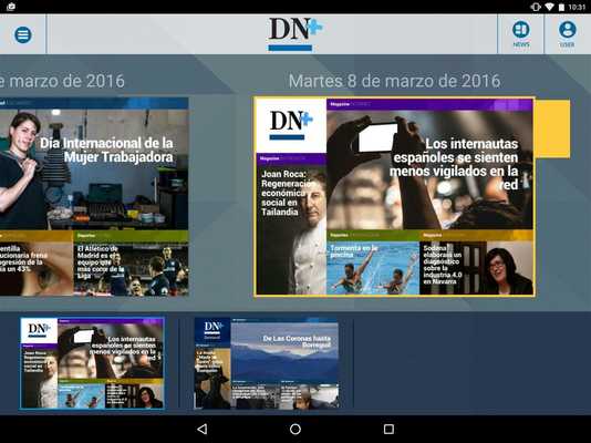 Emulate Android APK DN+ Tablet Diario de Navarra Emulate Android APK DN+ Tablet Diario de Navarra