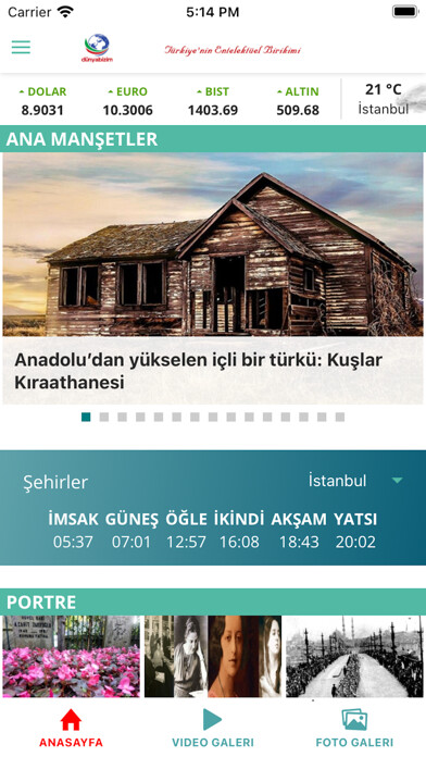 Emulate iPhone app Dünya Bizim using MyAndroid Emulate iPhone app Dünya Bizim using MyAndroid