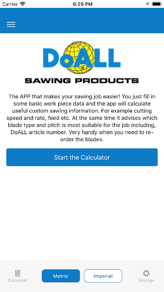Run android online APK DoALL band saw blade calculator from MyAndroid or emulate DoALL band saw blade calculator using MyAndroid Run android online APK DoALL band saw blade calculator from MyAndroid or emulate DoALL band saw blade calculator using MyAndroid