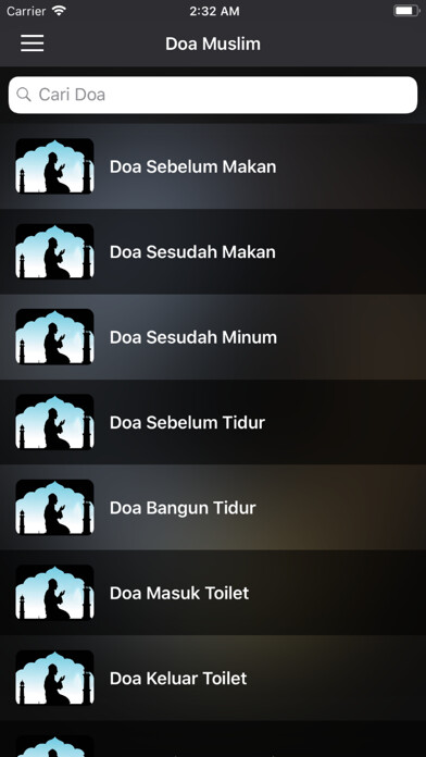Emulate iPhone app Doa Muslim using MyAndroid Emulate iPhone app Doa Muslim using MyAndroid