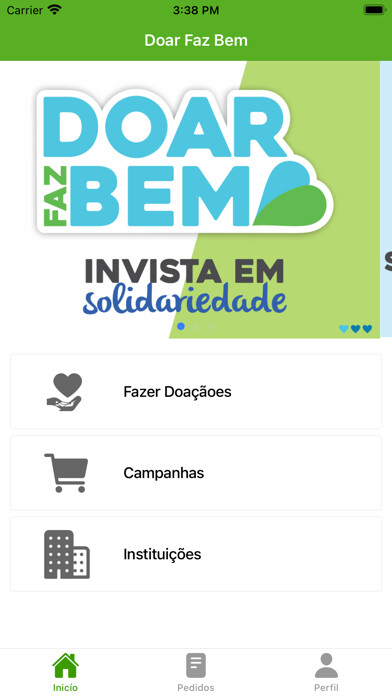 Emulate iPhone app Doar Faz Bem using MyAndroid