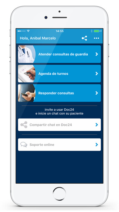 Emulate iPhone app DOC24 para Profesionales using MyAndroid Emulate iPhone app DOC24 para Profesionales using MyAndroid