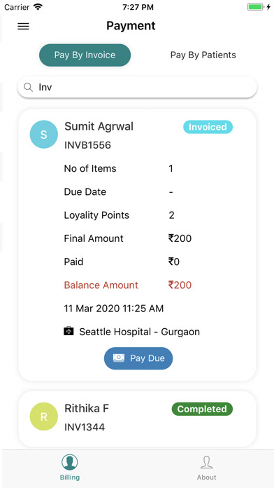 Emulate iPhone app DocEngage Billing using MyAndroid Emulate iPhone app DocEngage Billing using MyAndroid