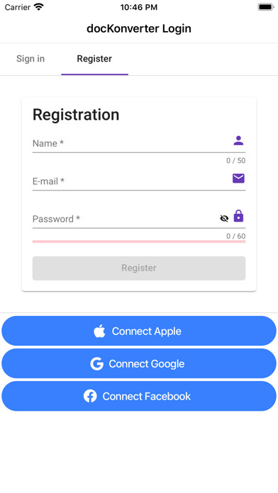 Emulate iPhone app DocKonverter using MyAndroid Emulate iPhone app DocKonverter using MyAndroid
